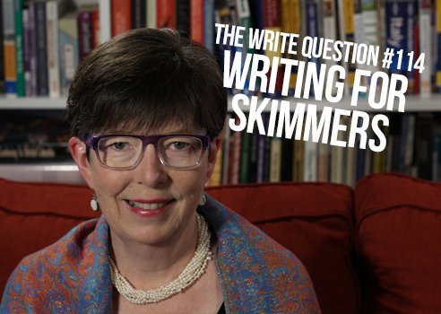 how to write for skimmers